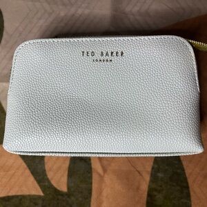 Ted Baker White and Gold Bow Coin Wallet